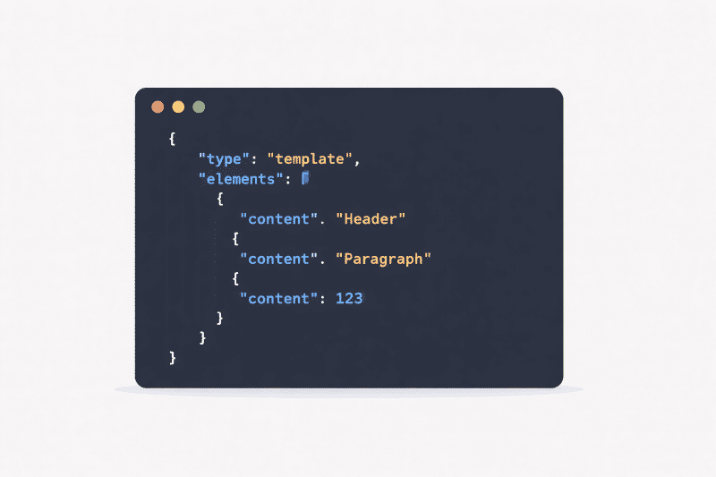 JSON-based Templates