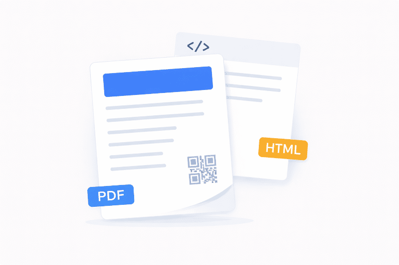 HTML & PDF Output